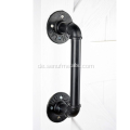 12 &quot;Smooth Black Pipe Handle Pull